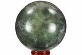Colorful, Banded Fluorite Sphere - China #109653-1